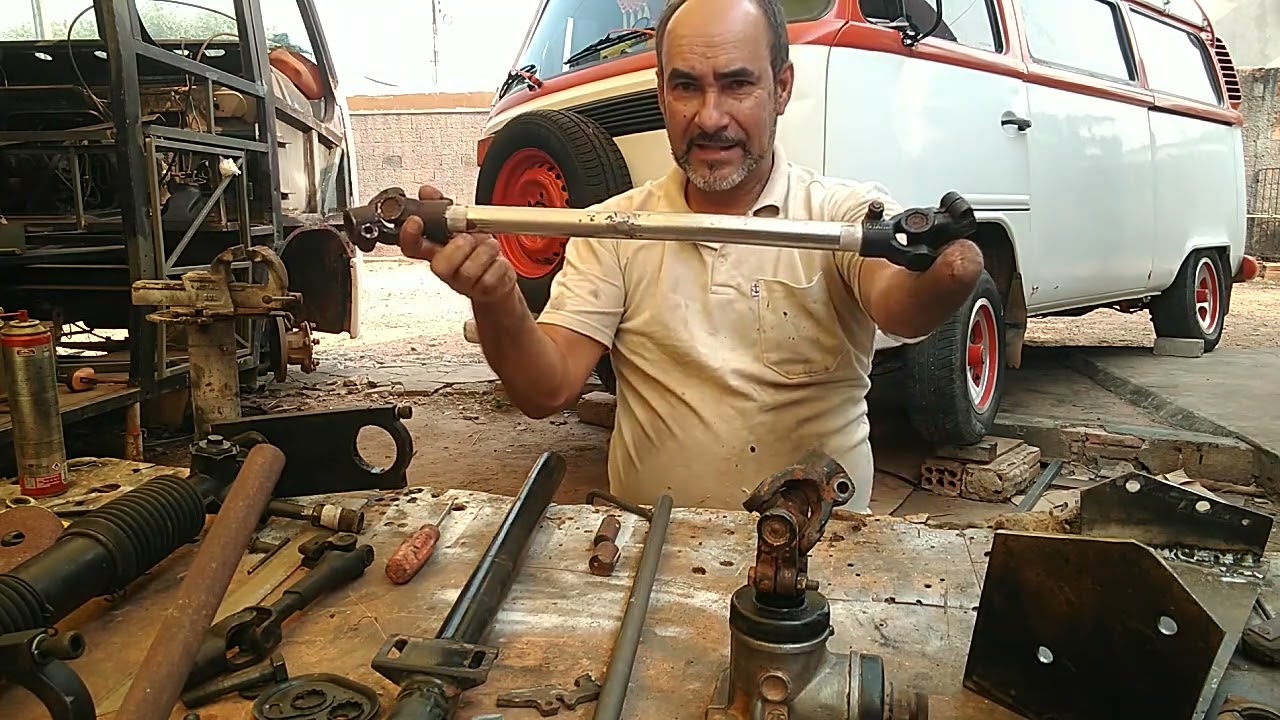 Direção do monza na kombi. Fácil e barato. Part-1