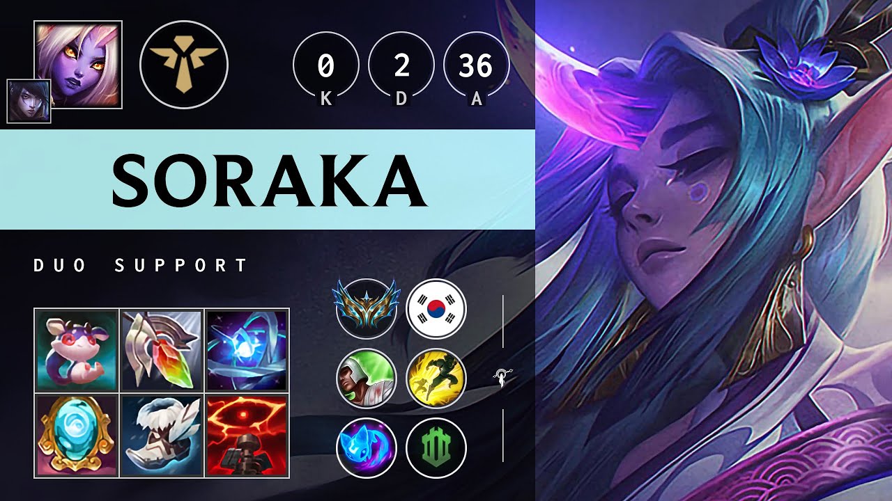 Soraka Support vs Tahm Kench: Healing Master - KR Challenger Patch 14.24