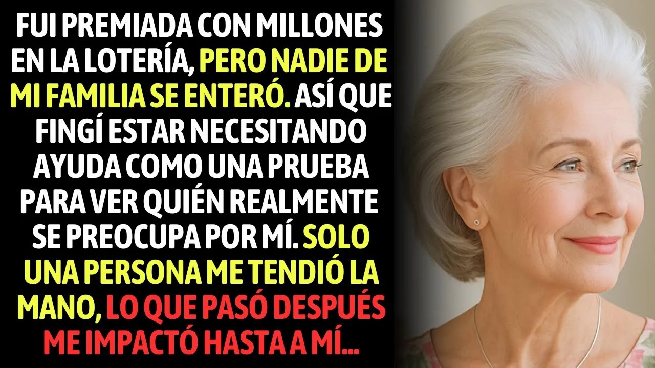 Fui Premiada Con Millones En La Lotería, Pero Nadie Se Enteró  Fingí Necesitar Ayuda Para Ver