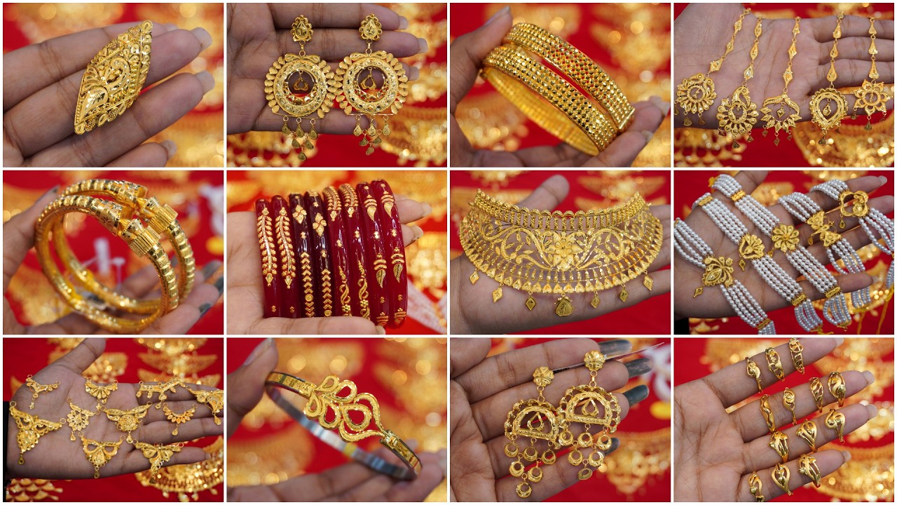 VALENTINE DAY🔥 Matro 1 Gram Theke Gold Jewellery 😍😲| Necklace/Rings/Choker/Sakha/Pola/Tikli/Noya 22