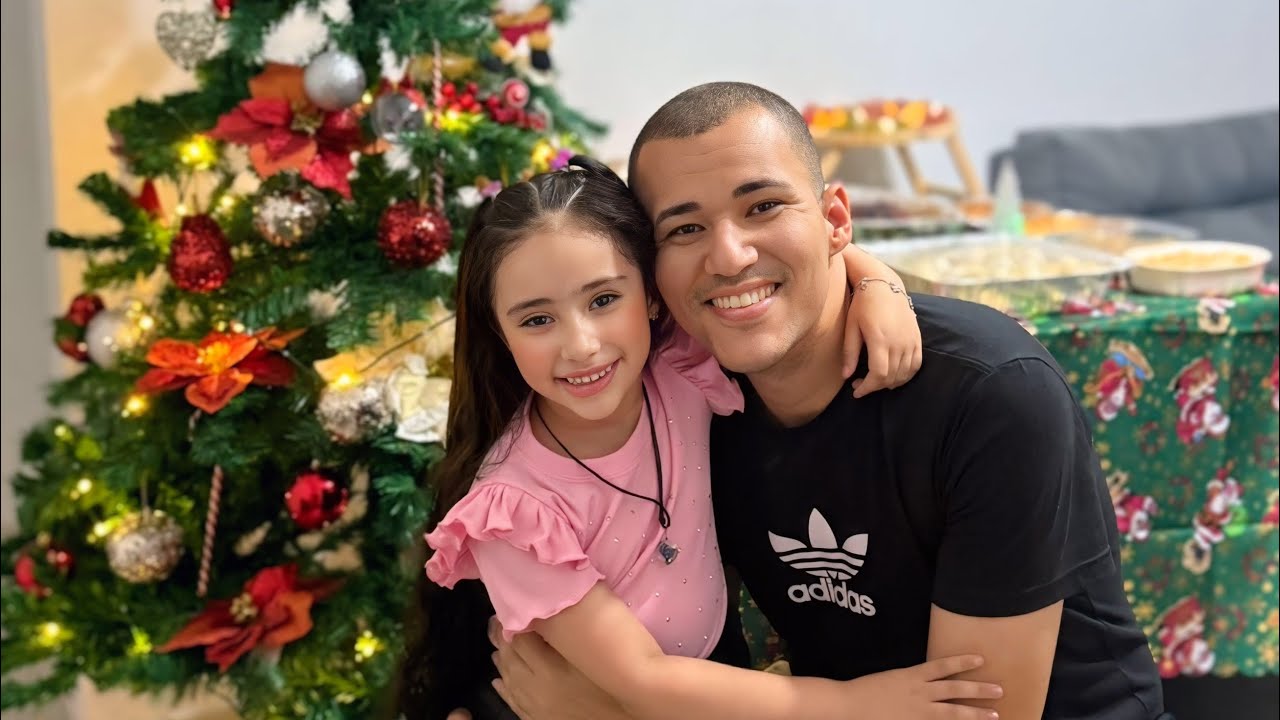 Nosso natal 2025 juntos, Clara Giovana e Papai 
