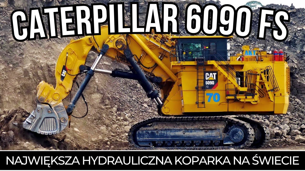 CATERPILLAR 6090 FS (TEREX RH400) –Największa Hydrauliczna Koparka Na Świecie