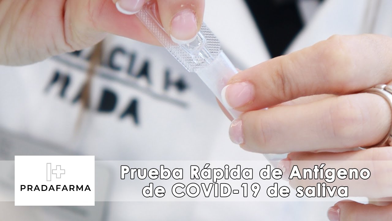 ¿Cómo usar la prueba rápida de antígenos de COVID-19 de saliva?