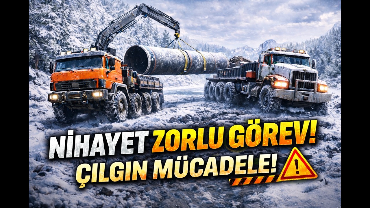 “Bu Görev Sinir Bozdu! 6900 Takla Attı – SnowRunner”  #snowrunner #gaming #offroadtruck