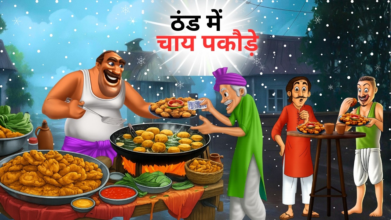 Thand Mai Jadui Chai Pakora  | HINDI KAHANI | CARTOON STORY | MORAL STORIES