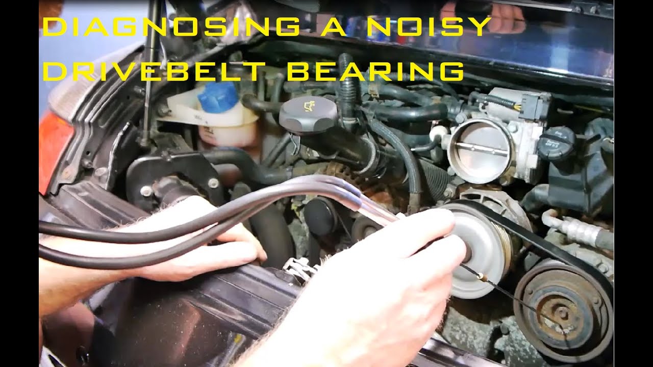 Porsche 911 996 C4s. Le Mans road trip prep Part 12. Diagnosing noisy drivebelt pulleys