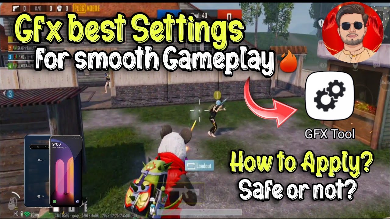GFX Best Settings for Smooth Gameplay 🔥|| How to Apply? | LGv60 Gfx Pubg settings❤️|| Faisu YT