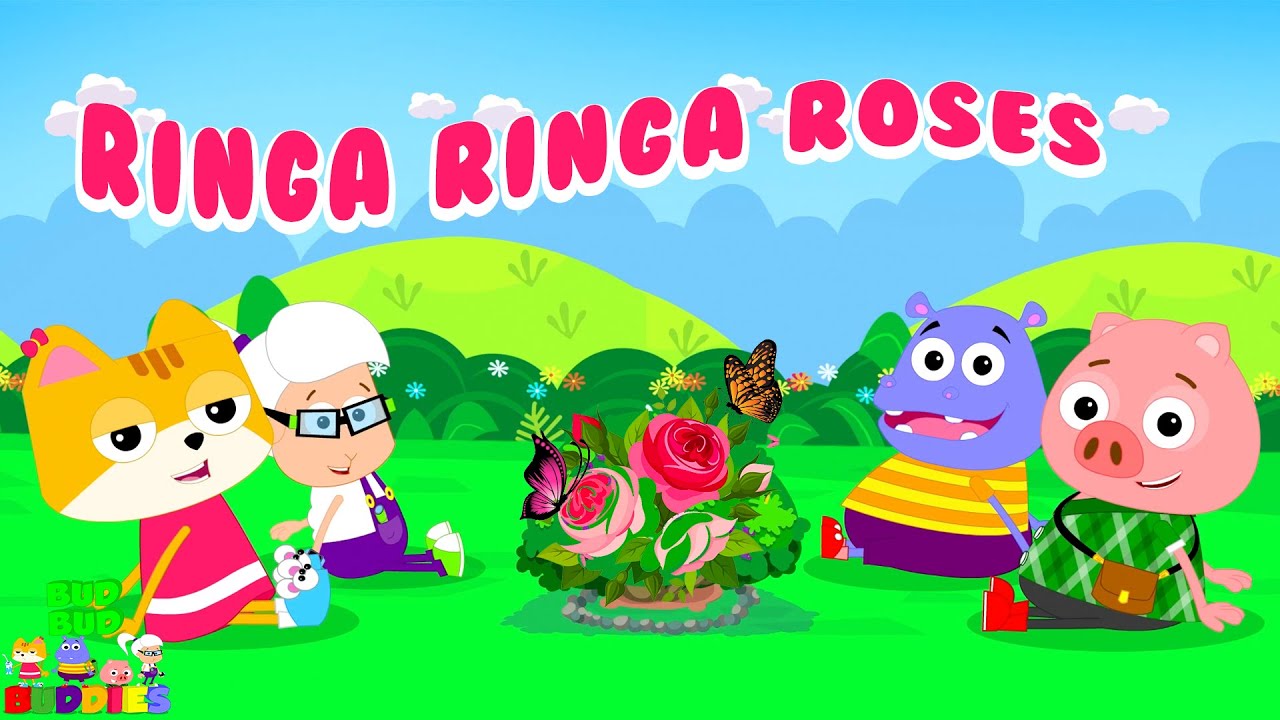 Ringa Ringa Roses, He Is A Jolly Good Fellow + More English Nursery Rhymes For Babies