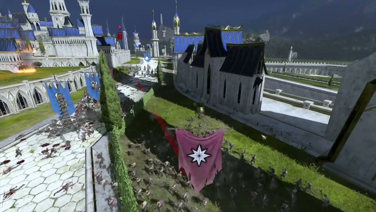 Siege of Lothern – High Elves vs Vampire Coast | Total War: Warhammer III