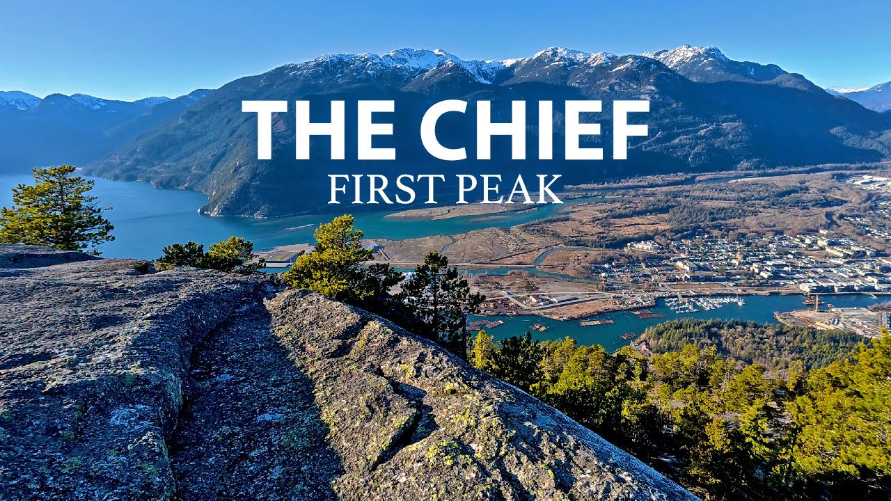 The Chief: Majestic Virtual Hike up to the First Peak of the Stawamus Chief in Squamish, BC Canada