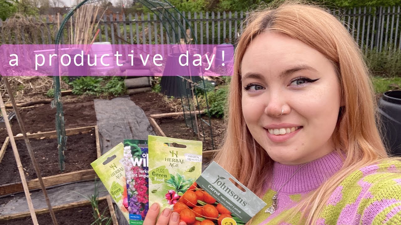 Sowing Seeds & a Fig Tree Battle | Allotment Vlog 🌱 Ep. 9 🌱