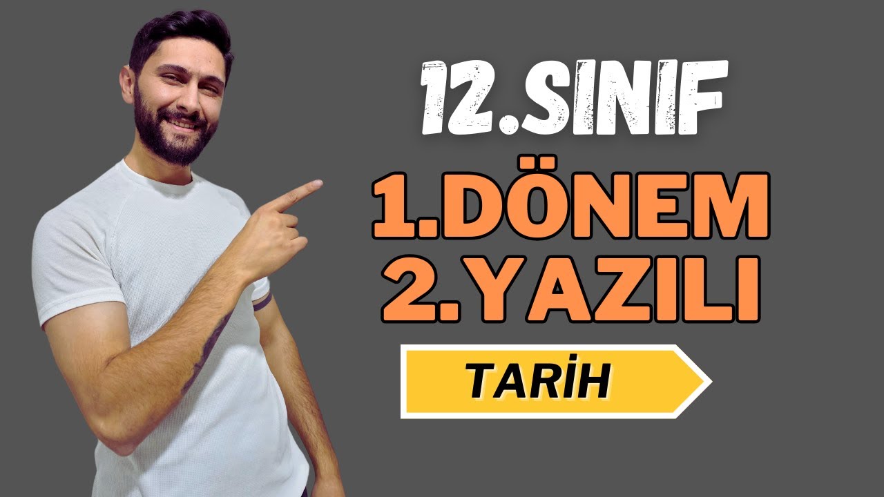 12.Sınıf İnkılap Tarihi | 1.Dönem 2.Yazılı | Tüm Konular | Ali Gürbüz | Senaryolara Göre #yazılı