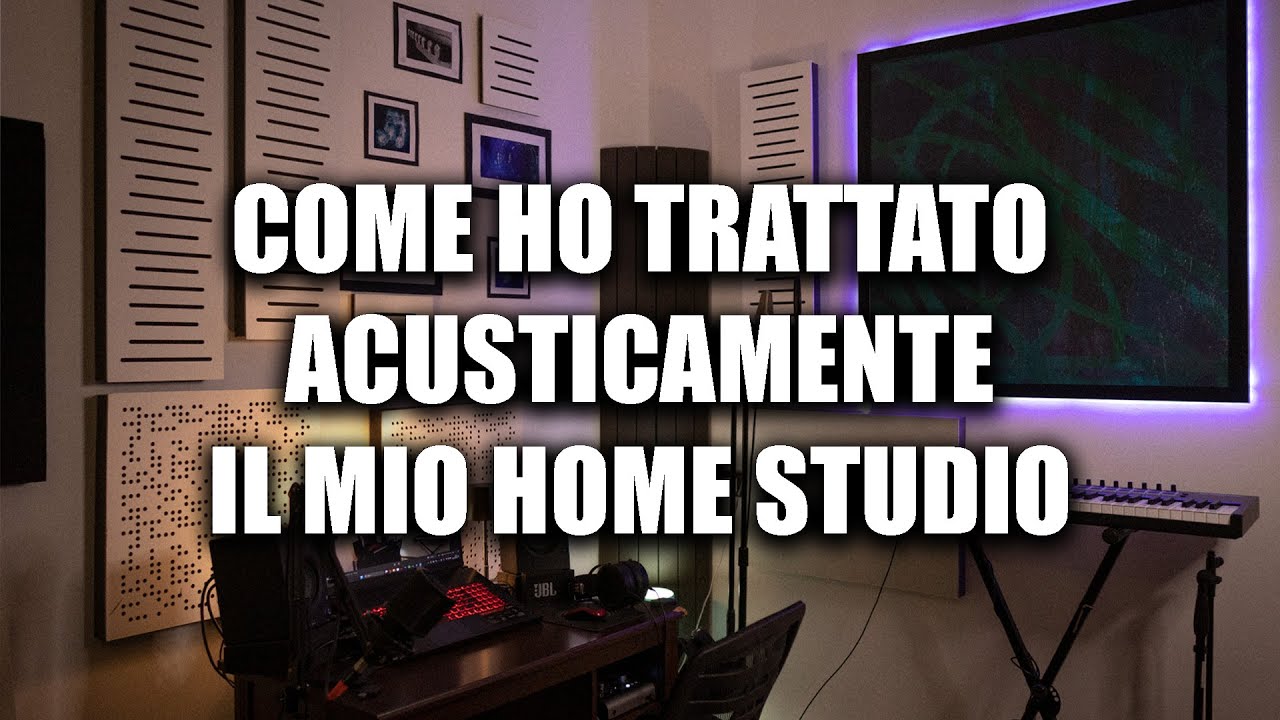 Trattamento acustico Home Studio