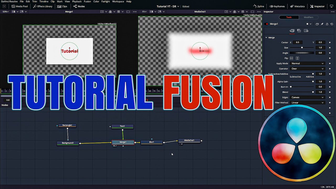 Introducere in Fusion din Davinci Resolve (Tutorial)