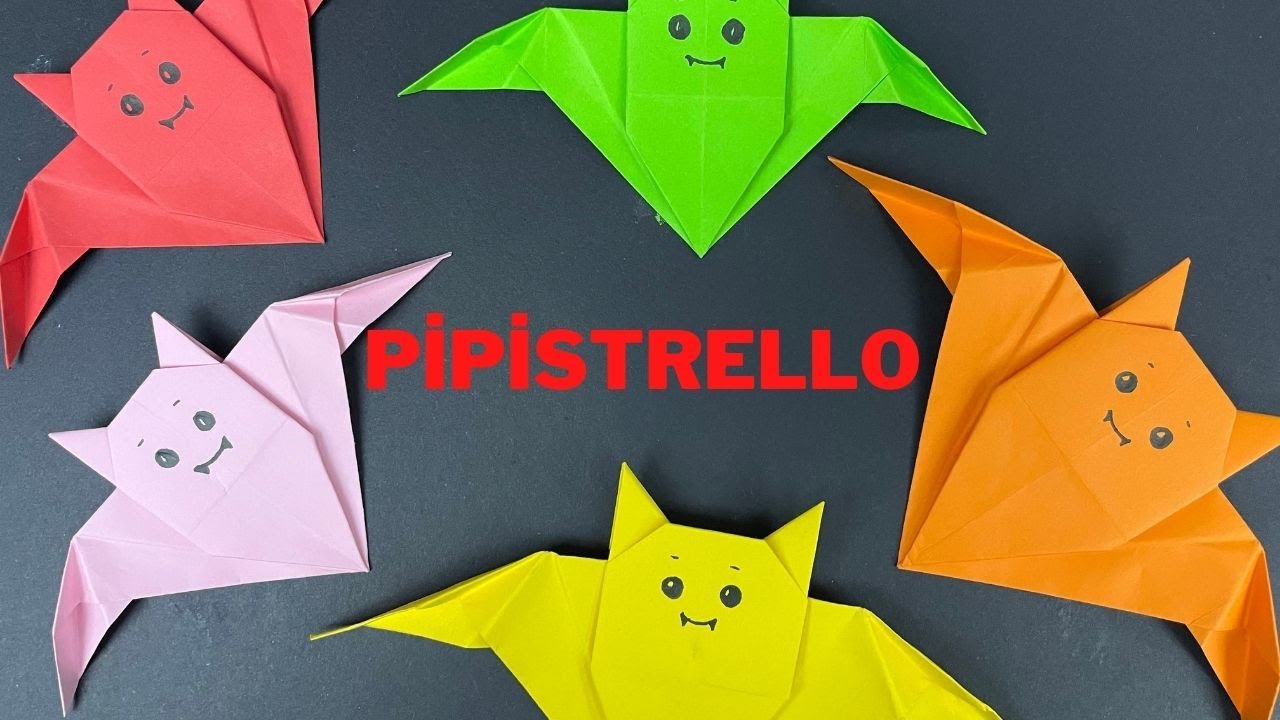 Pipistrello Di Carta / Come Fare Origami Pipistrello 🦇