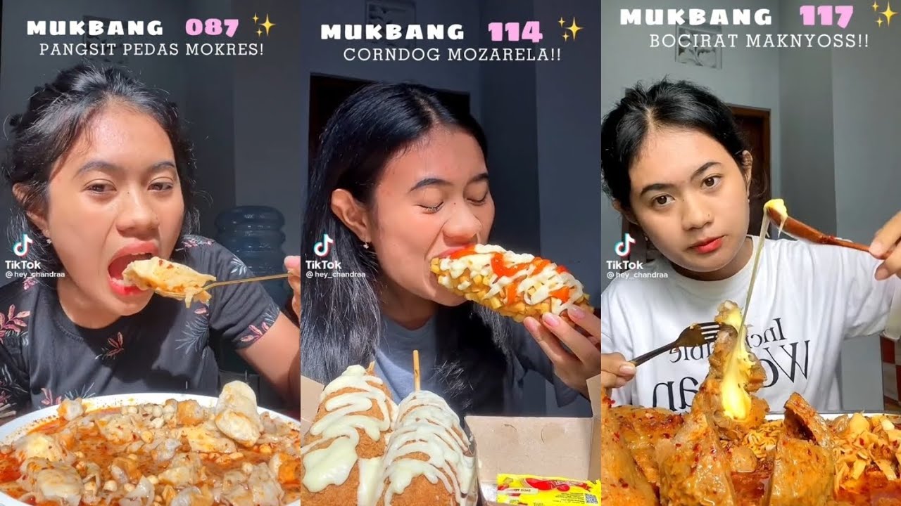 KUMPULAN MUKBANG 🍣🥑hey_chandraa 🥘👄 #makan #mukbang #tiktok