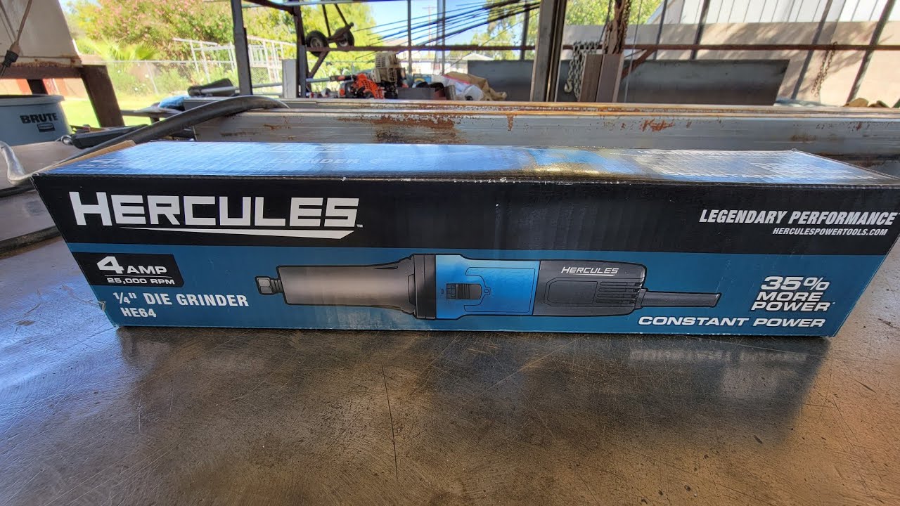 Новая электрическая шлифовальная машина Hercules от Harbor Freight