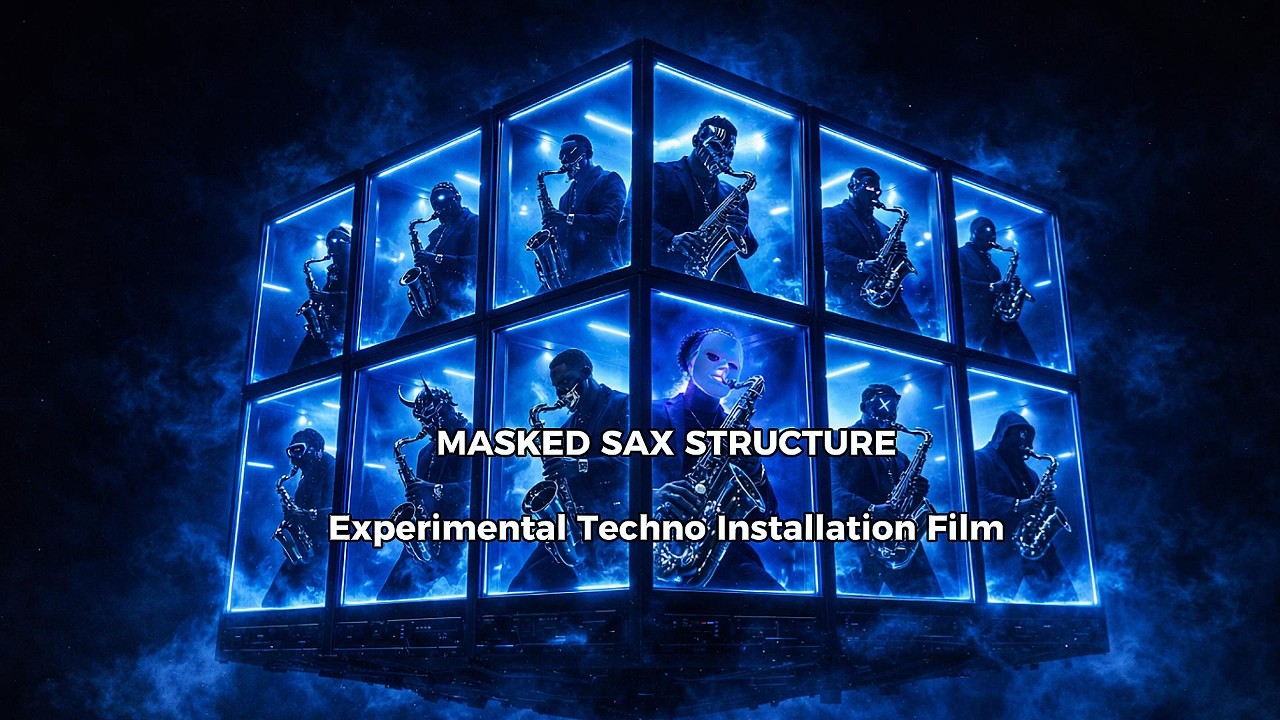 MASKED SAX STRUCTURE | Experimental Techno Installation Film
