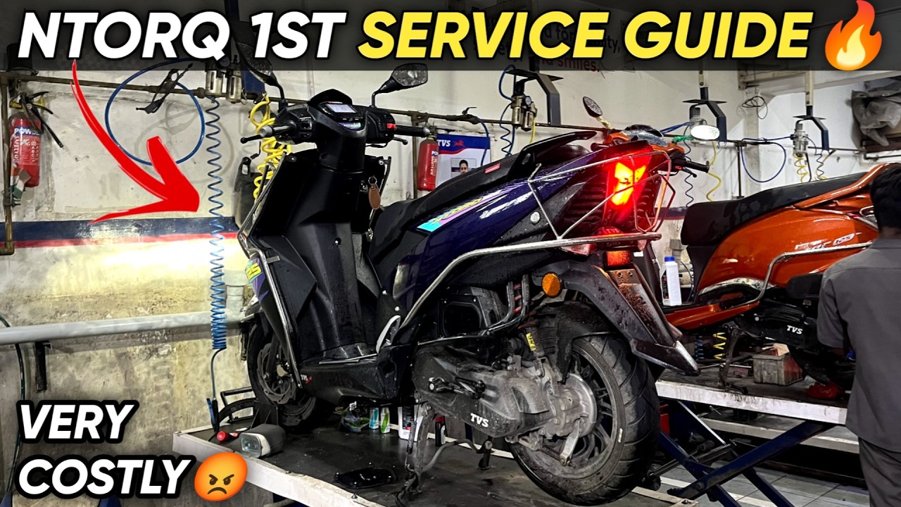 TVS NTORQ 125 First Service Guide | Service Cost, Tips & Experience