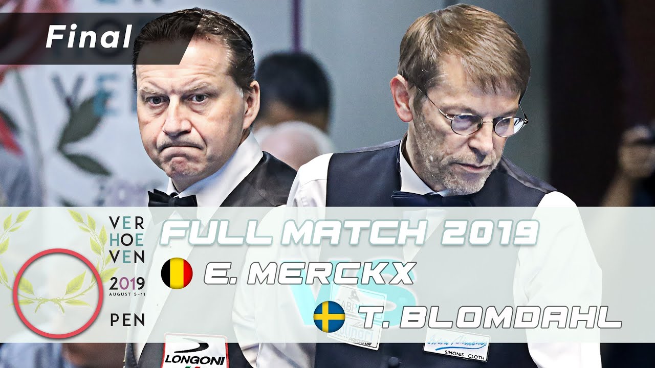 Final - Eddy MERCKX vs Torbjorn BLOMDAHL (Verhoeven Open Tournament 2019)