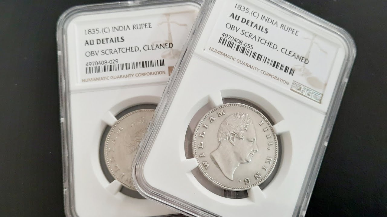 1 Rupee Silver Coins William IV, 1835 | NGC Coin