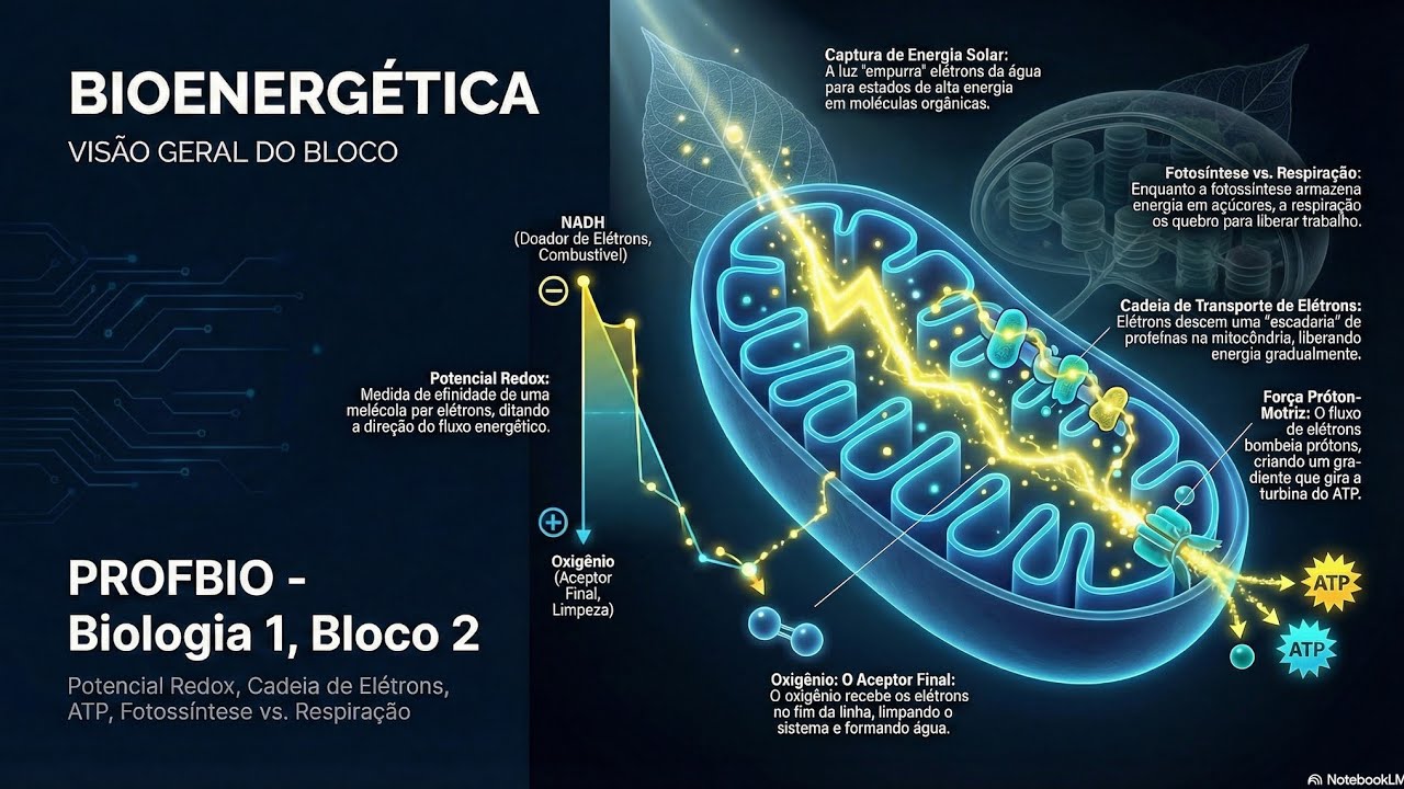 Fotossíntese e respiração celular: O ciclo do elétron e ATP (Bioenergética)