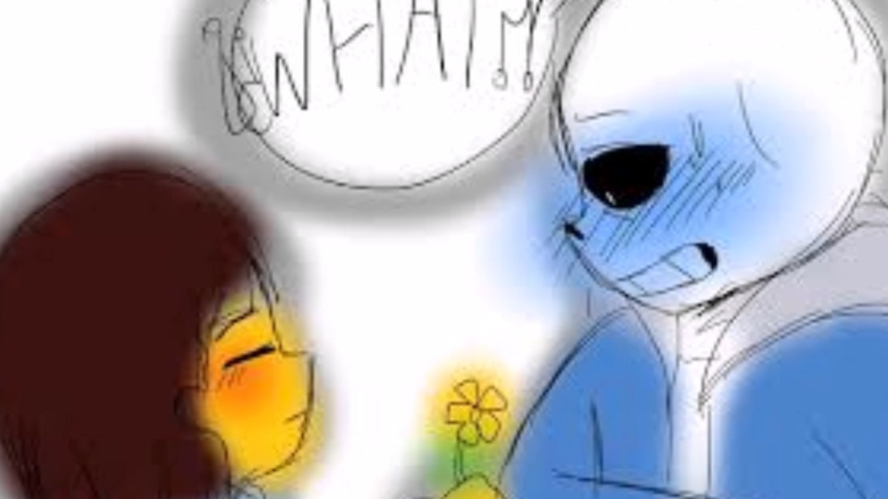 Sans x Frisk----Don't let me down
