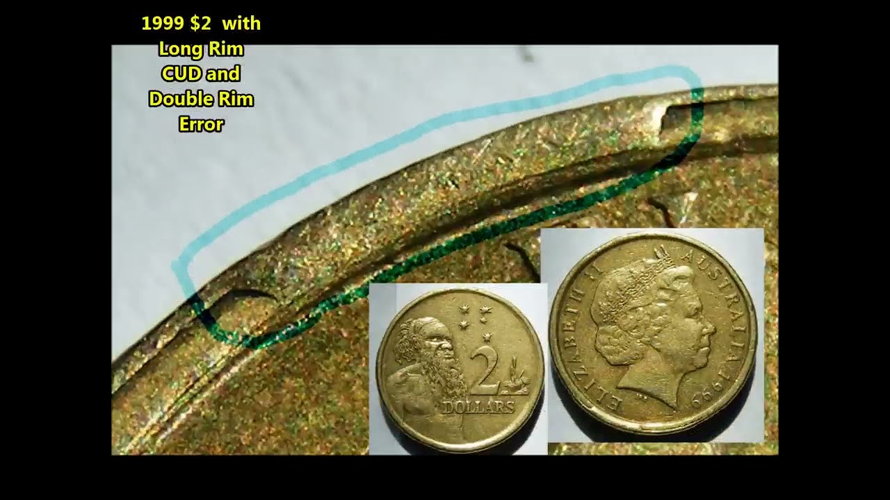 $1 Dollar & $2 Dollar Australian Error and Variety coins : Vol #1.4  -: @HowardsCoinFinds