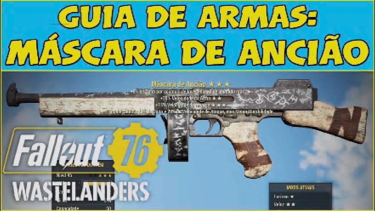 FALLOUT 76: A Queridinha dos Comandos - Máscara de Ancião.