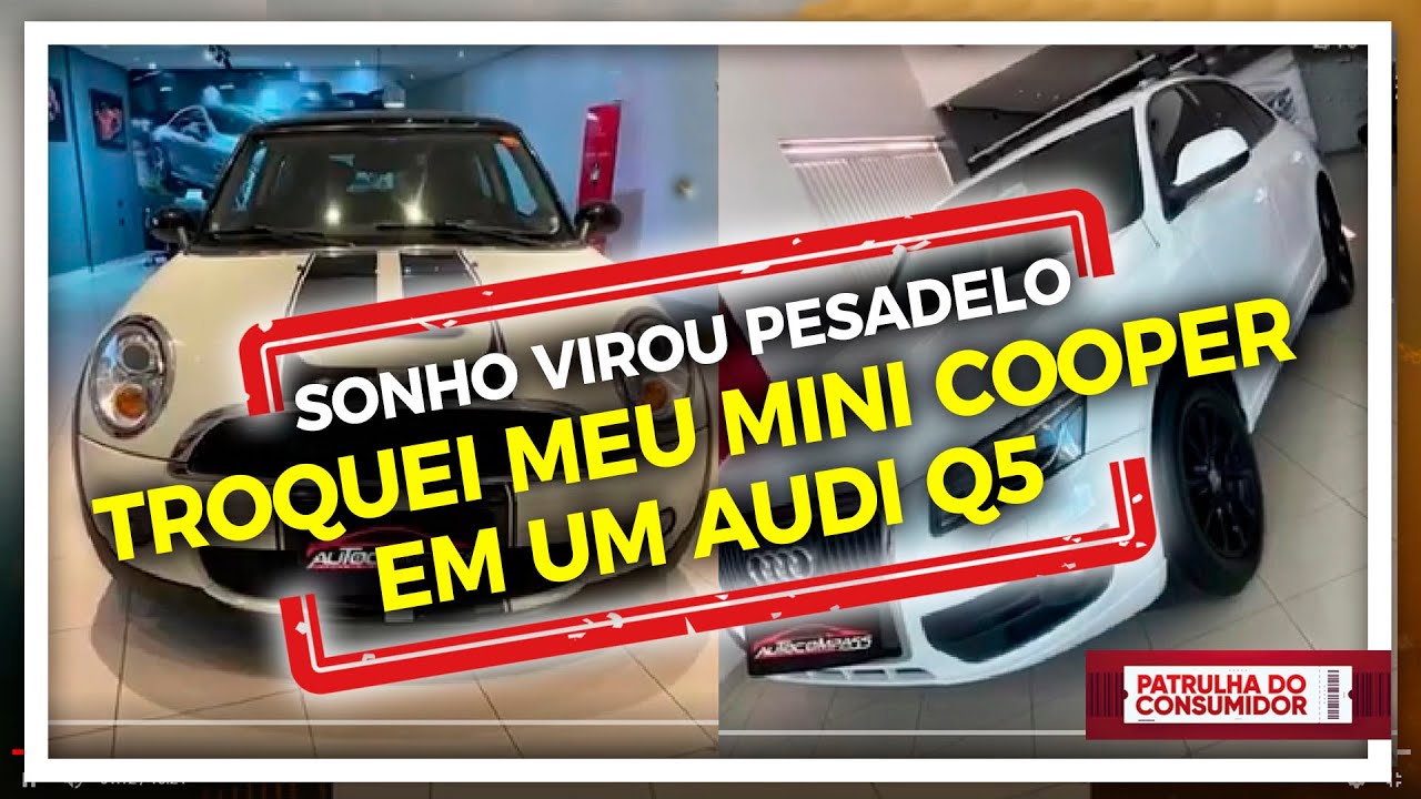 CESAR DA MINI COOPER NA COMPRA DE UM AUDI Q5 E ACABA SEM NADA.