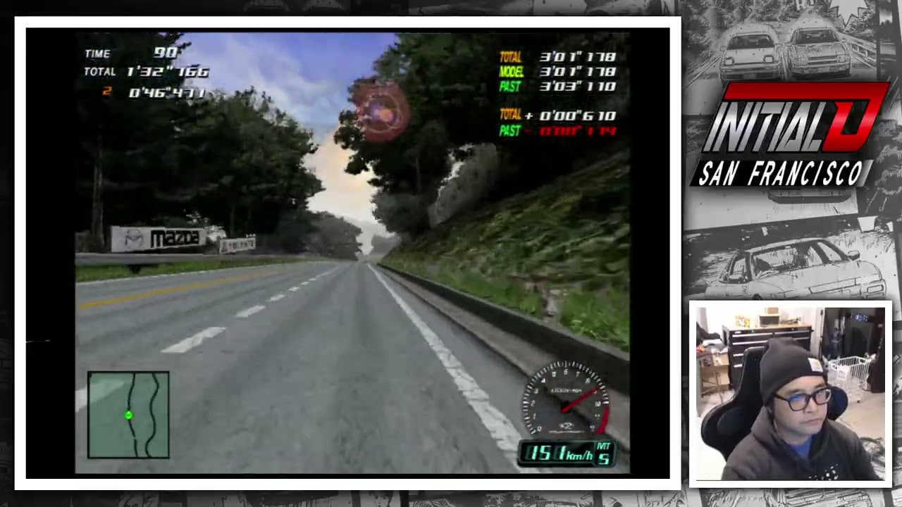 Initial D Arcade Stage Ver.3 — Time Attack BAKA AE86 Akina DH Dry 3'03