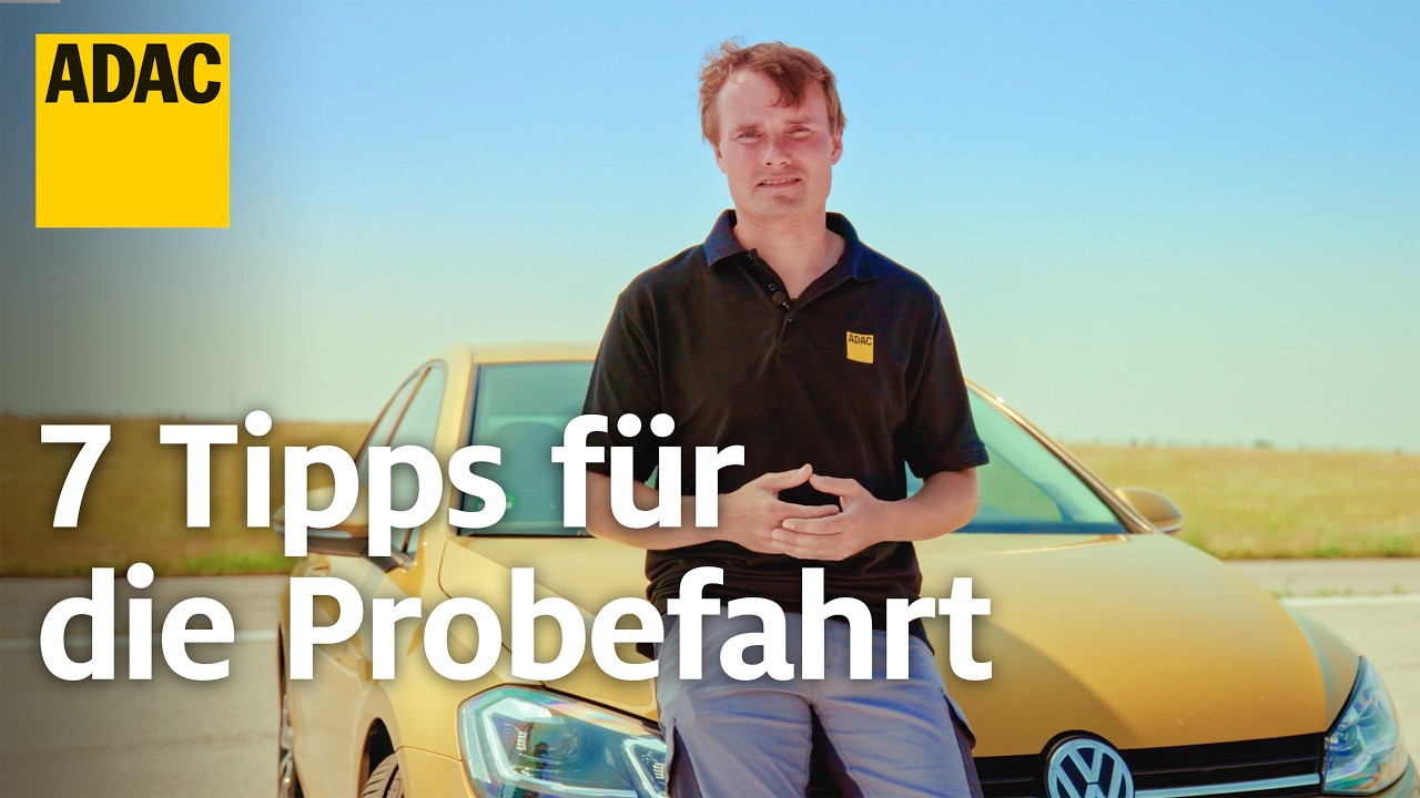 Probefahrt organisieren: Die 7 wichtigsten Tipps vor dem Autokauf I ADAC