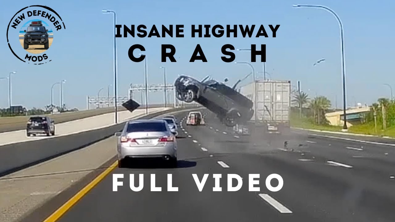 INSANE New DEFENDER Highway CRASH! | Full Video! | 4K