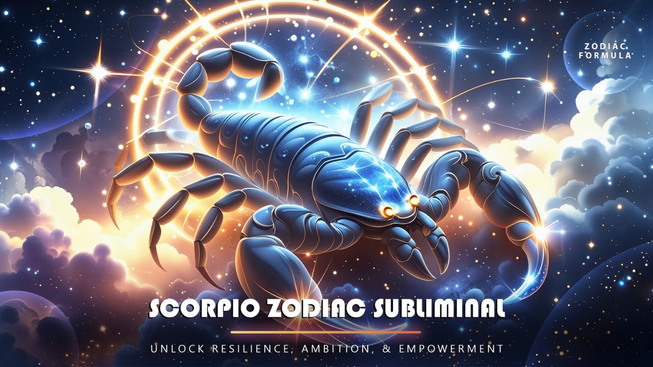 SCORPIO ZODIAC SIGN SUBLIMINAL - Unlock Resilience, Ambition, & Empowerment (✨Zodiac Formula✨)