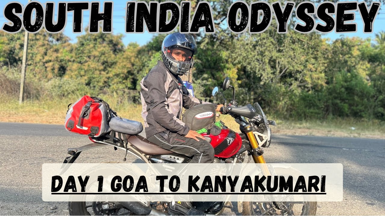 South India Odyssey: Epic Bike Ride from Goa to Kanyakumari -Day 1 #unknowndestination #southindian