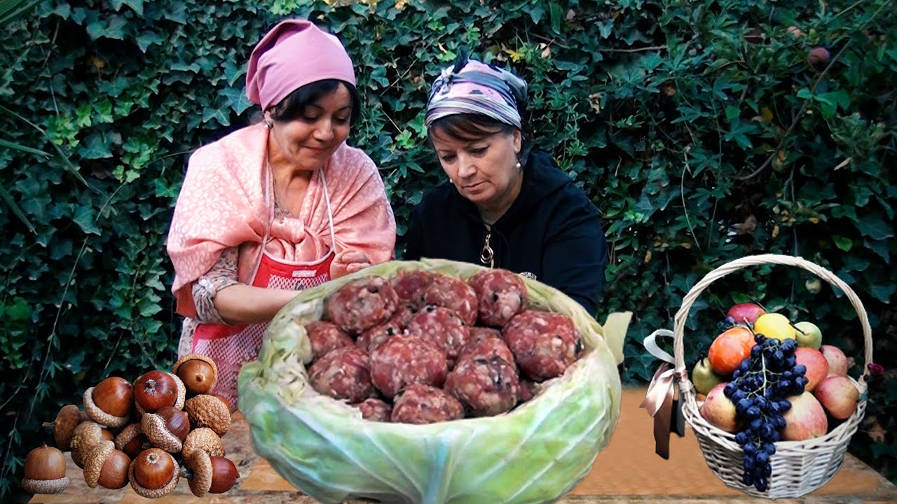 В деревне приготовили вкусные фрикадельки из капусты