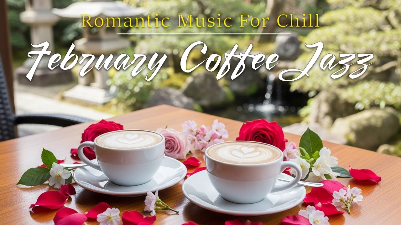 February Jazz Music☕Elegant Morning Coffee Jazz Instrumental Music & Bossa Nova Piano for Work,Study