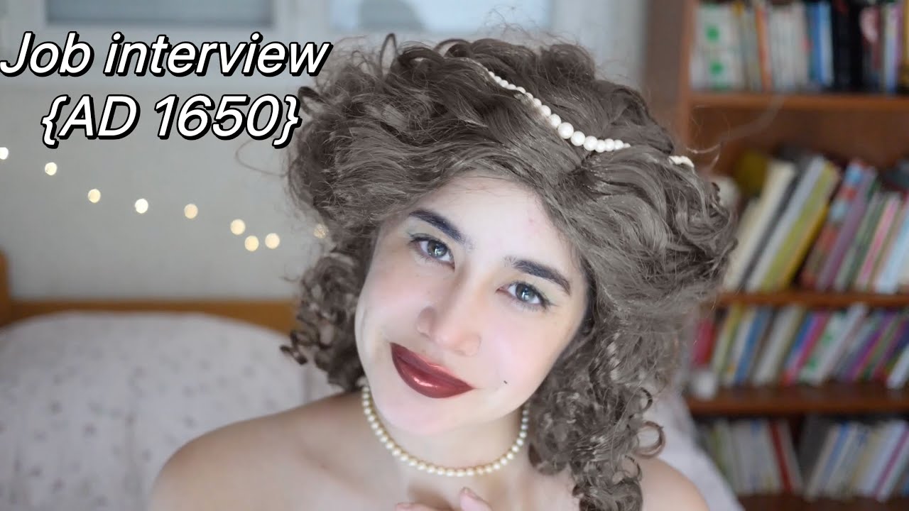 ASMR🇫🇷Entretien d’embauche mais au 17ème siècle (ENG SUB)
