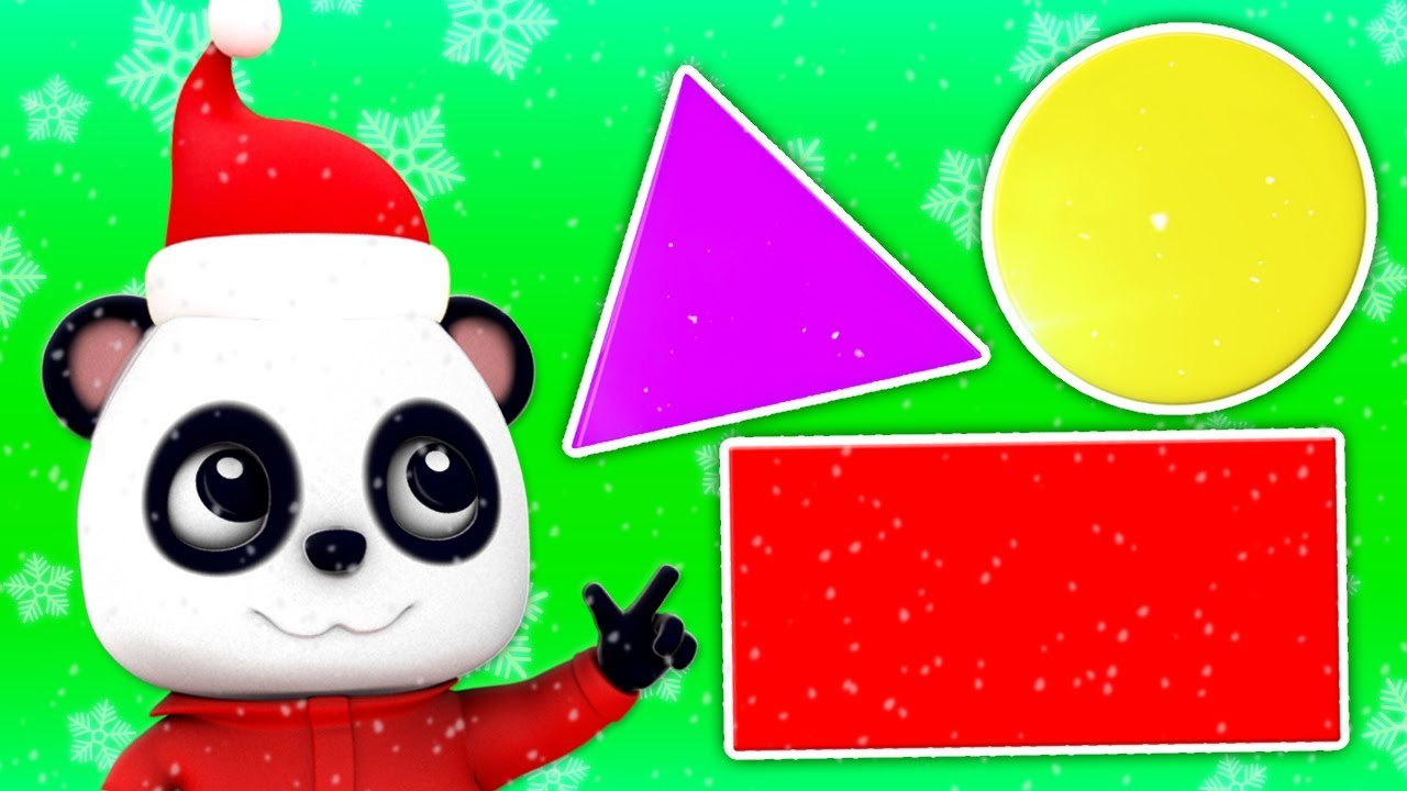 Learn Shapes With Santa | Xmas Songs for Kids | Christmas Carols | Baby Bao Panda