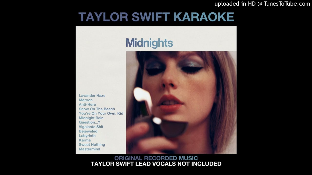 Taylor Swift - Maroon (Official Instrumental With Background Vocals)