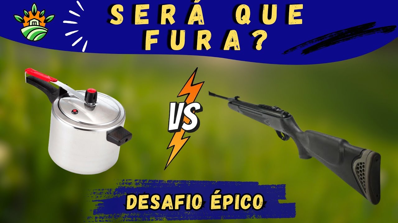 Desafio da Carabina Hatsan HT 125: Chumbinho Gamo vs. Chumbinho Rifle vs. Panela de Pressão!🎯