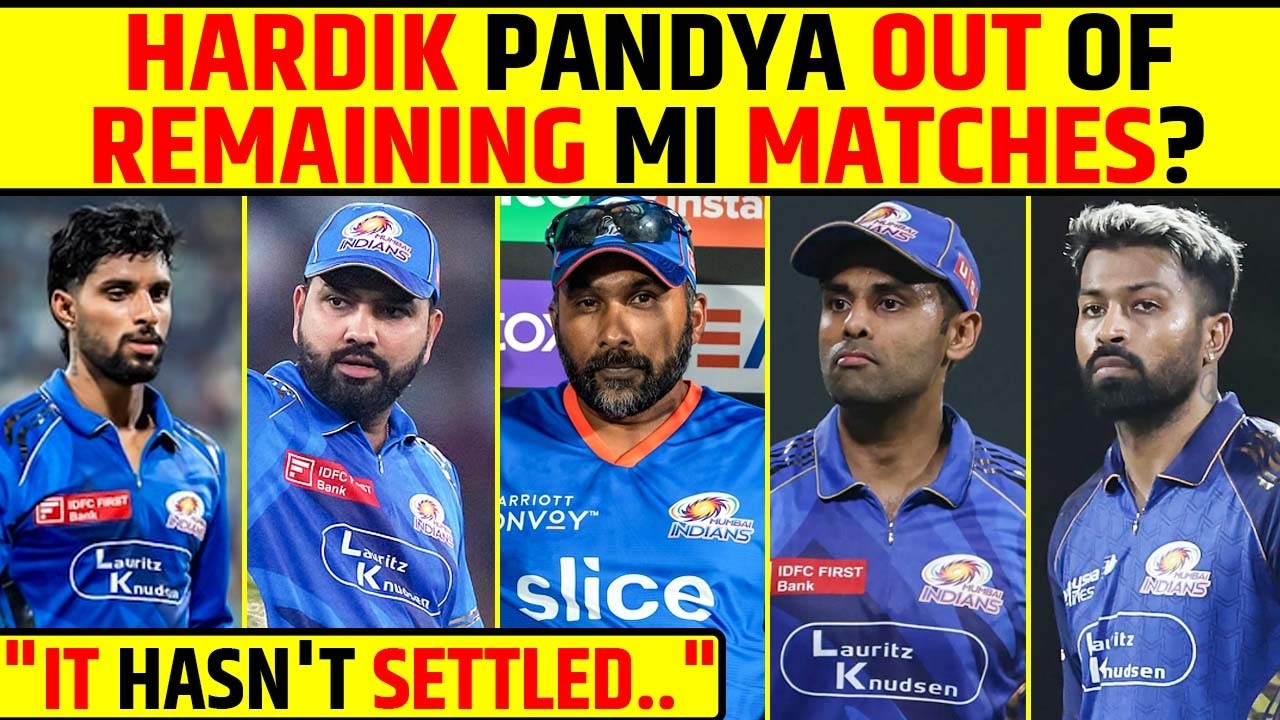 HARDIK PANDYA OUT OF REMAINING MI MATCHES? ROHIT TO CAPTAIN? #ipl2026 #mumbaiindians #hardikpandya