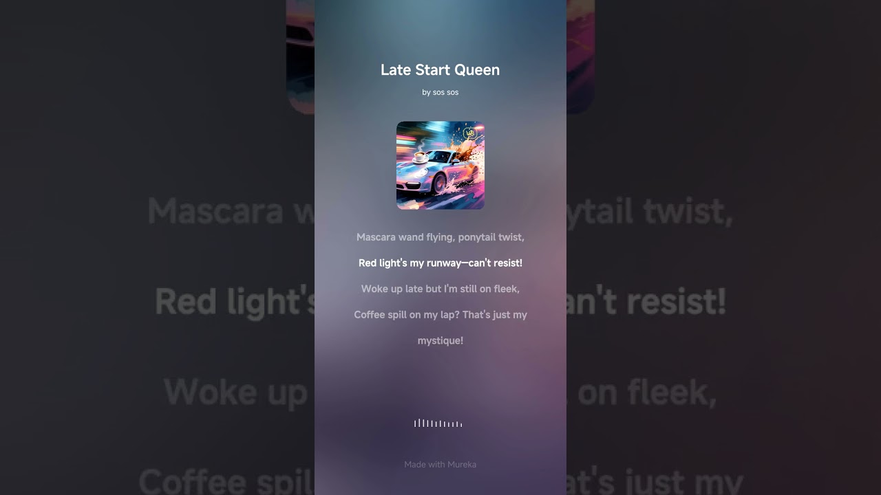 She's always late.   @Curiosity---Music