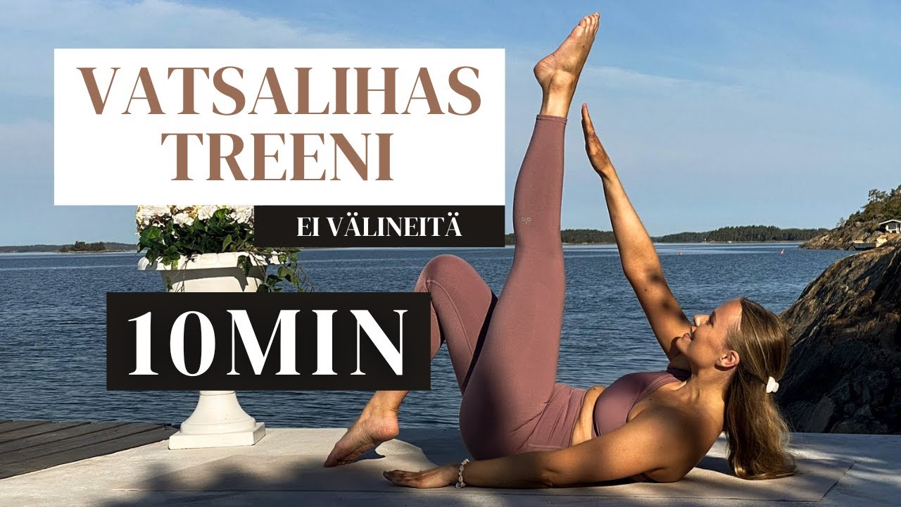 10 minuutin vatsatreeni - kotitreeni maassa, ei välineitä