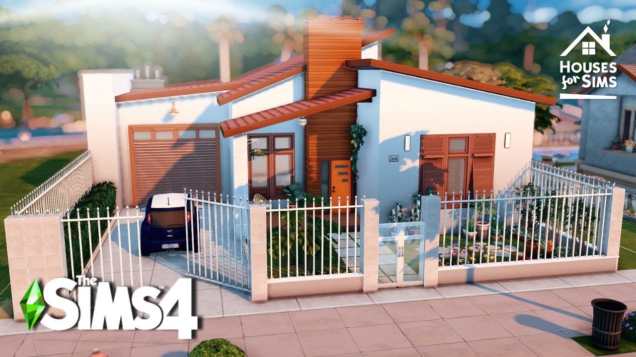 MODERN BRAZILIAN HOUSE  IN WILLOW CREEK   - THE SIMS 4 - SPEEDBUILD- NO CC