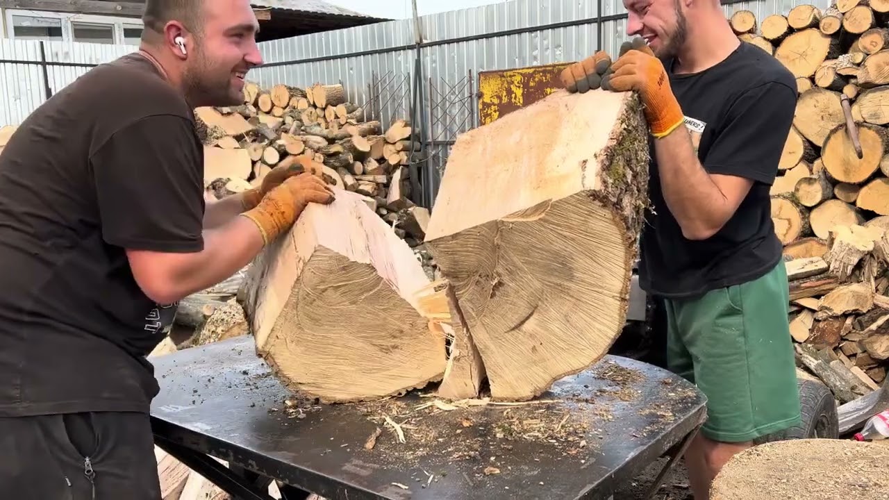 High-Risk Wood Processing That Looks Perfectly Smooth