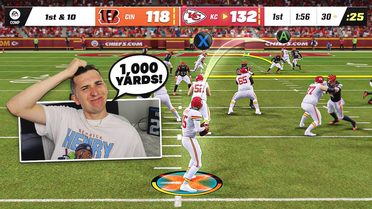 He said he'd throw for 1000 yards on me, I will never recover from this...