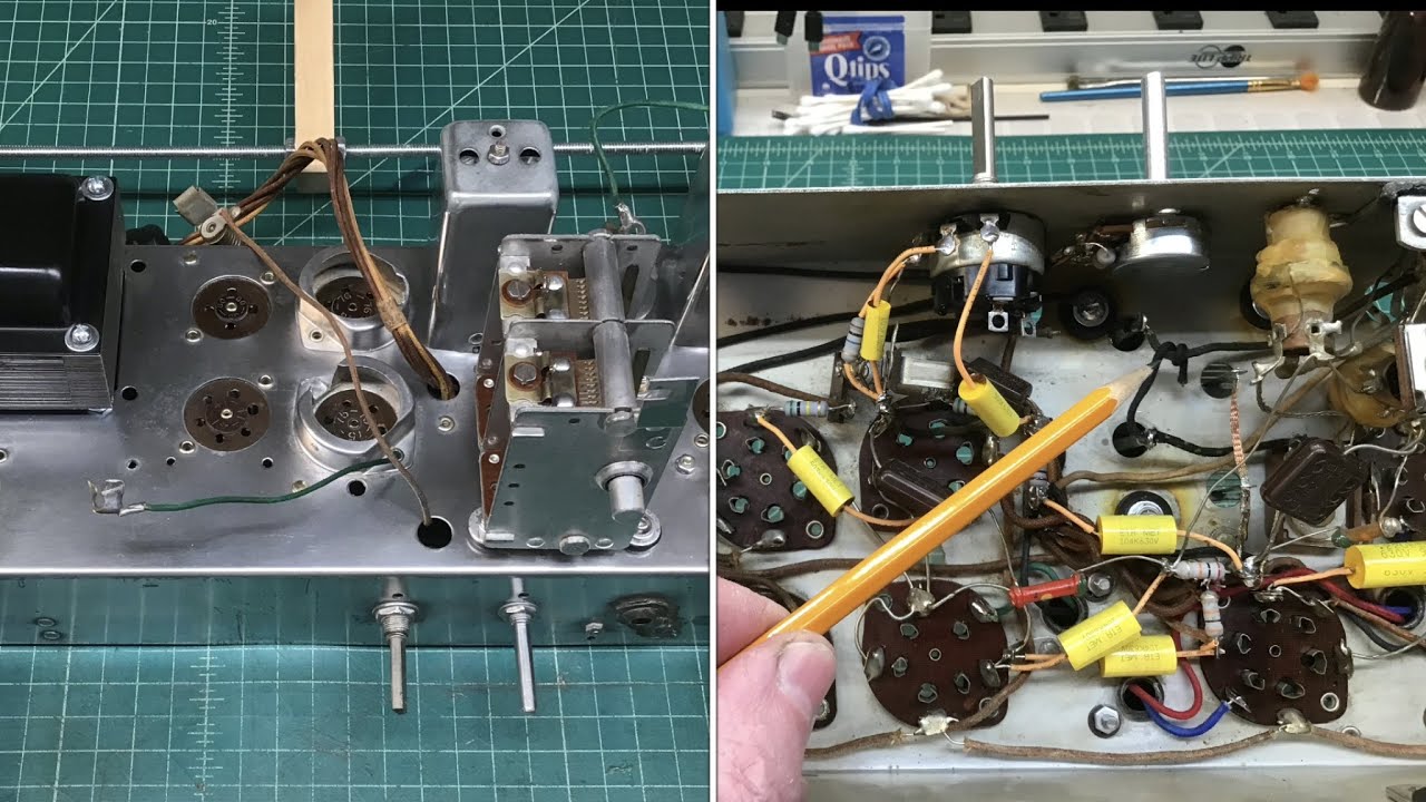Knight 98AE-184K -  Restoration Slideshow Update (Rust Removal, Recapping, Tuning Condenser, etc.)