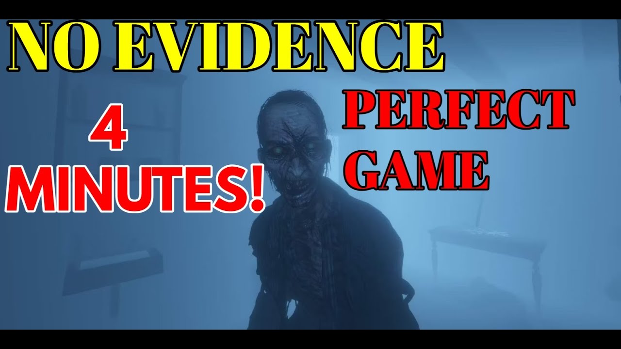 Insane 4Minutes run! | 0 Evidence Nightmare | Perfect Game [SHADE] Solo Phasmophobia!