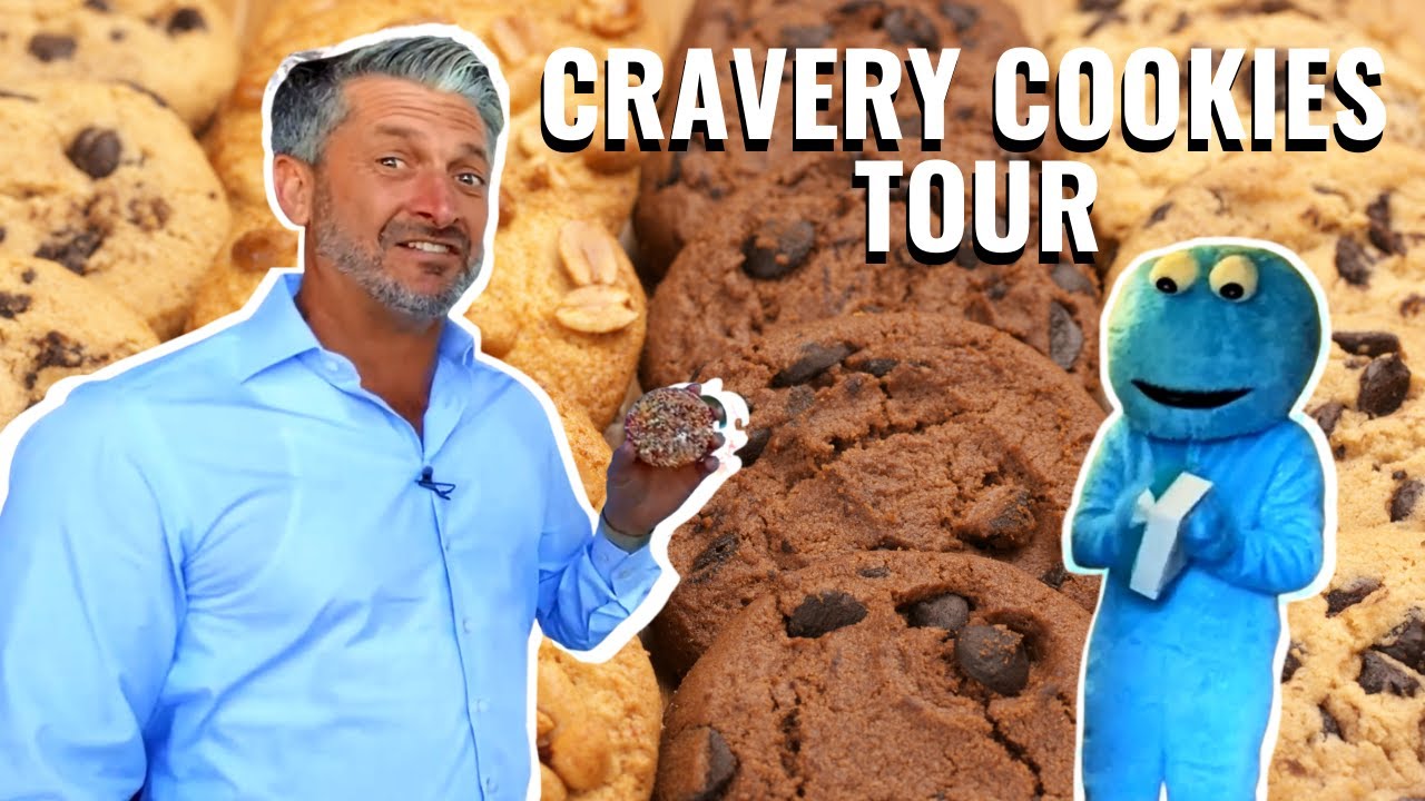 Best Cookies in San Diego CA | Cravery Factory Vlog Tour